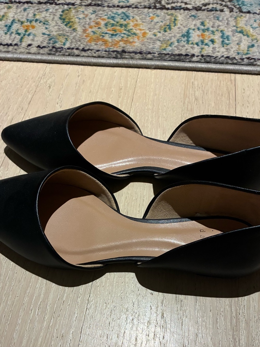 Target Black D'Orsay Pointed-Toe Flats
